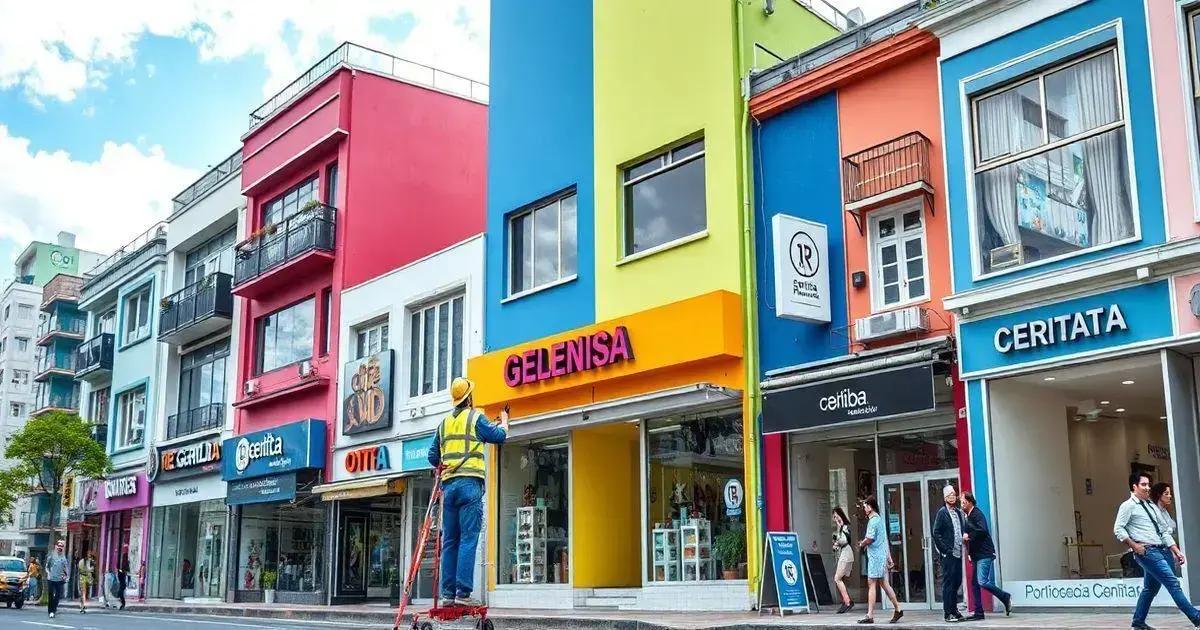 Manutenção e cuidados com pinturas comerciais